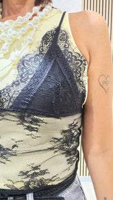 CANOTTA+BLUSA IN PIZZO