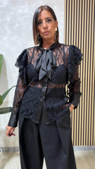 Camicia Pizzo Nera