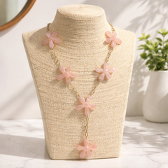 COLLANA MARGHERITA ROSA