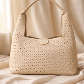 Borsa Traforato Panna