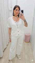 CARDIGAN SUSY Bianco