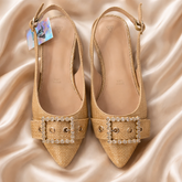Slingback Raffia