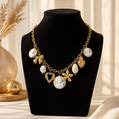 Collana Cameo Beige