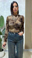 Maglia Isa Marrone