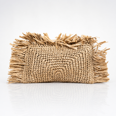 Borsa Raffia e Frange