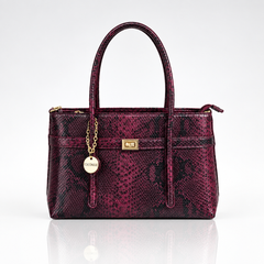 Borsa Cocodrillo Bordeaux