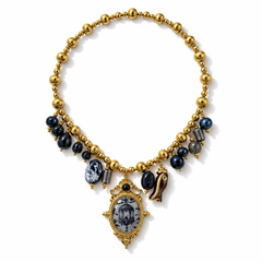 Collana Barocco Nera