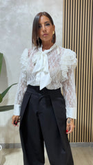 Camicia Pizzo Bianca