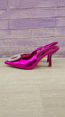 DECOLLETE LUCIDA FUCSIA