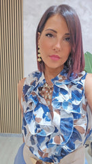 Camicia Aurora Blu