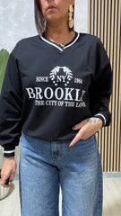 Felpa Brookly Nera
