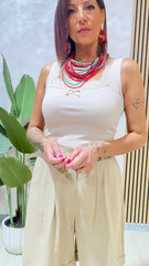 Canotta Saimon Beige