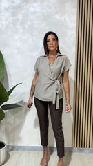 PANTALONE ZAIRA Marrone