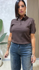 Maglia Polo Migo Marrone