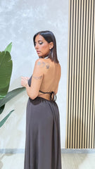 Abito Camelia Marrone