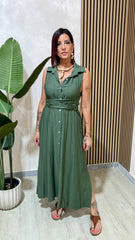 Abito Camicia Verde