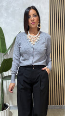 Cardigan Aura Grigio
