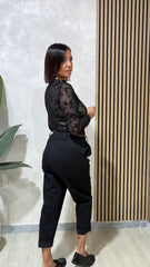 PANTALONE BOYFIT Nero ART.33217
