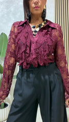 Camicia Soft Bordeaux