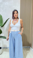 Pantalone Laure Azzurro