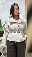 Giubbotto Trench Beige