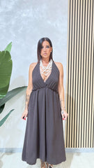 Abito Camelia Marrone