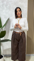 Pantalone Soraia, Marrone art.551646