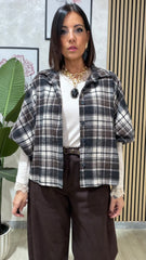 Camicia Quadri Beige