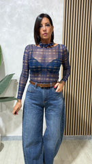 MAGLIA RUBIK BLU