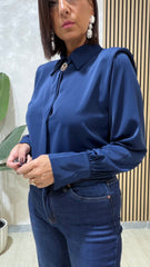 Camicia Spallina Blu