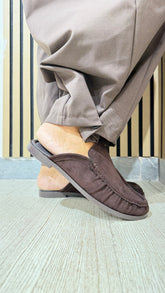 Mocassino Scamosciato Marrone