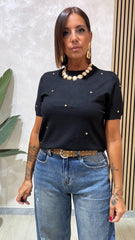 Maglia Cuori Nera