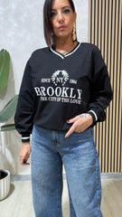 Felpa Brookly Nera