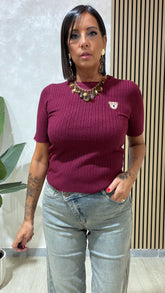 Maglia Orsetto Bordeaux