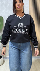 Felpa Brookly Nera