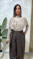 Blusa Pizzo Beige