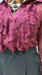 Camicia Soft Bordeaux
