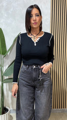 Maglia Coste Nera
