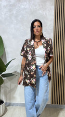 Blazer Flora Marrone