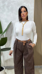 Pantalone Soraia, Marrone art.551646