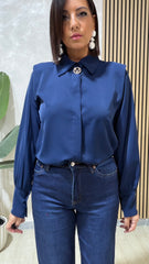 Camicia Spallina Blu