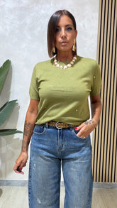 Maglia Cuori Verde