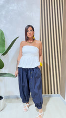 Pantalone Botton Blu