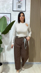 Pantalone Marrone art.10471