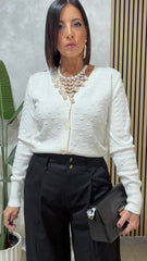 Cardigan Aura Bianco