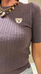 Maglia Orsetto Marrone