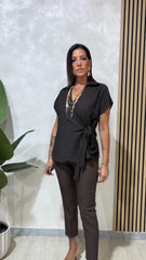PANTALONE ZAIRA Marrone
