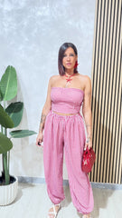 Coordinato Quadretti Rosso