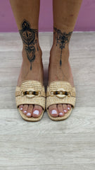 Sabit Raifia Beige