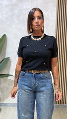 Maglia Cuori Nera